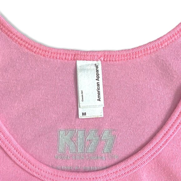 Vintage KISS Coffehouse / Myrtle Beach, SC / Junior’s Pink Logo Tank - Picture 4 of 8
